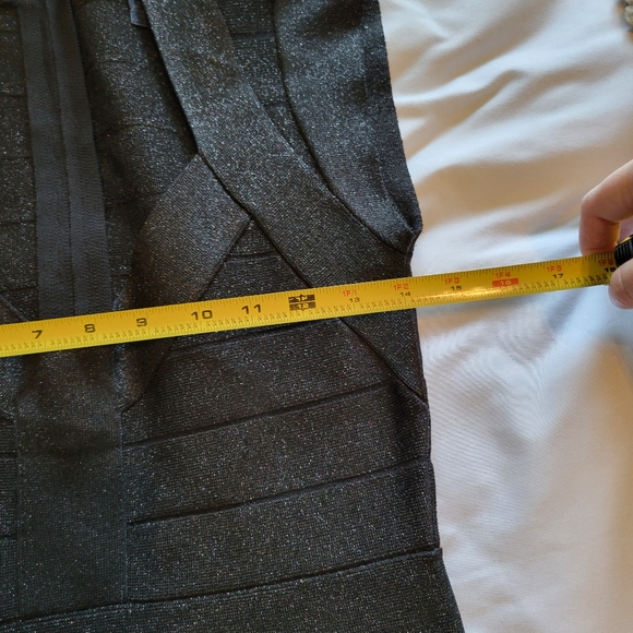 French Connection Shimmer Bandage Dress Size 8 - Picture 6 of 12